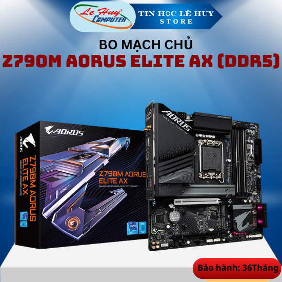 MAINBOARD Z790M AORUS ELITE AX DDR5 - Hàng Chính Hãng