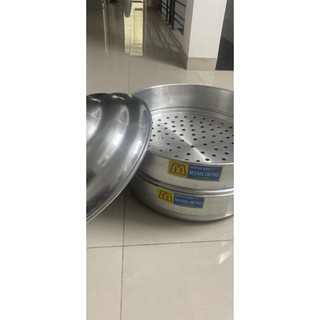   Có Video Sp Xửng hấp nhôm Mạnh Hùng size 44  Hấp bánh bao  hấp hải sản & thực phẩm 