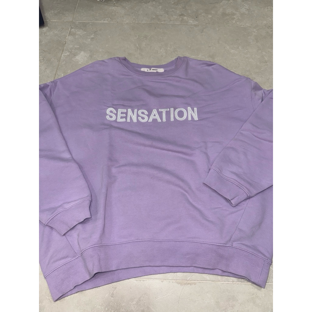 [THANH LÍ CÁ NHÂN] Áo swearter basic house màu tím xinh