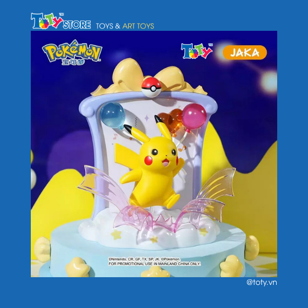 [CHÍNH HÃNG] Mô hình Pokemon - Happy Party - Pikachu - Nullset - NP01