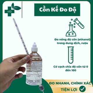  Cồn Kế Tửu Kế Đo Nồng Độ Cồn Độ Rượu Hỗ Trợ Sản Xuất  0-100 Độ  
