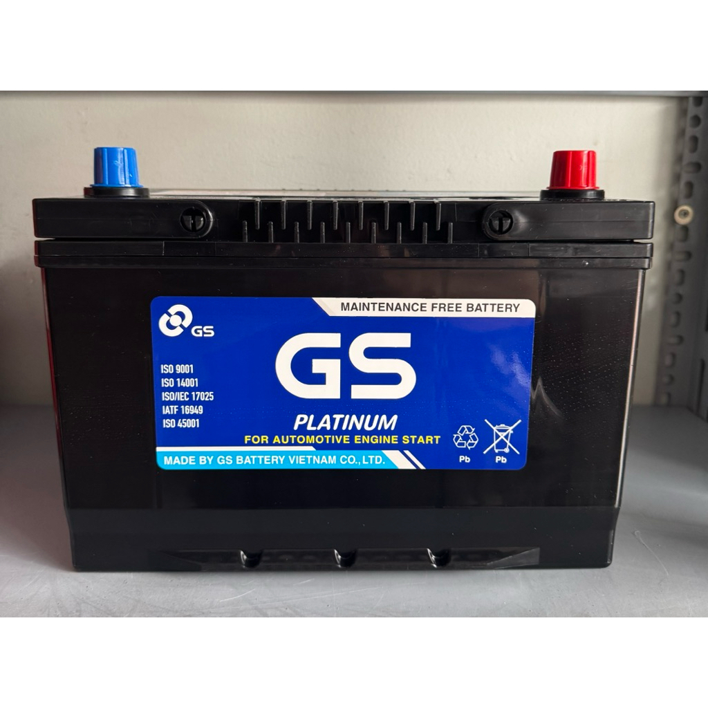 Bình ắc quy 12v khô miễn bảo dưỡng gs 105D31L (12V-90AH)