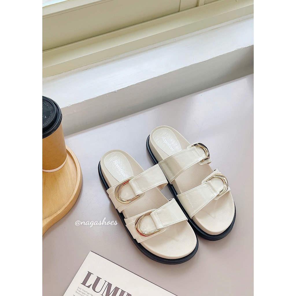 DÉP NAGASHOES HAI QUAI NGANG KHÓA TO NAD353 | BigBuy360 - bigbuy360.vn