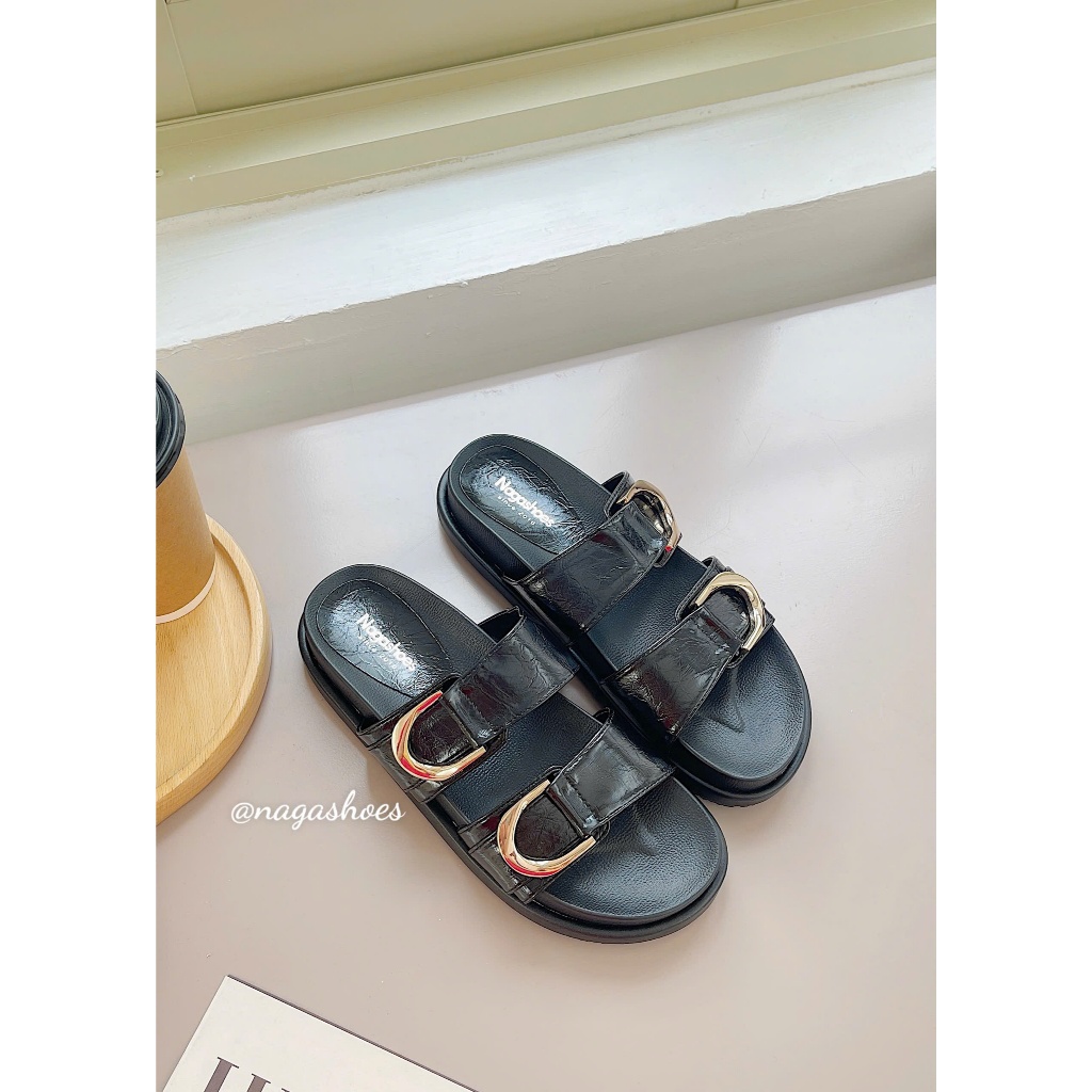 DÉP NAGASHOES HAI QUAI NGANG KHÓA TO NAD353 | BigBuy360 - bigbuy360.vn