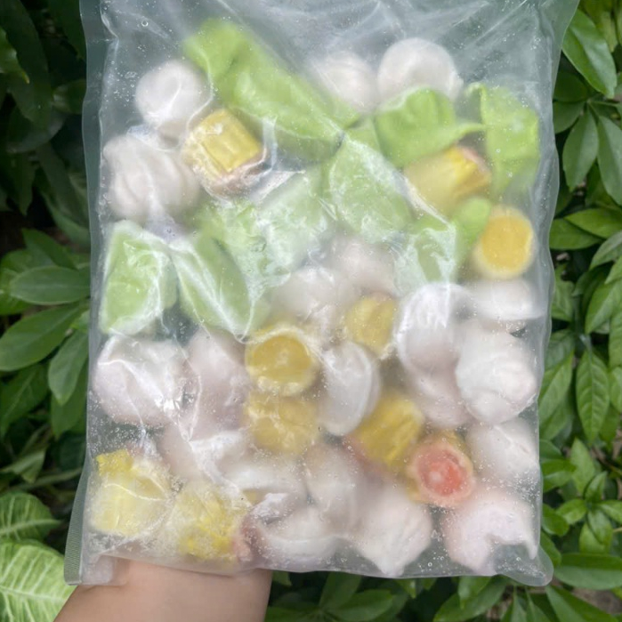 Combo Dimsum (Há Cảo) 4 vị Bamboo túi 840g