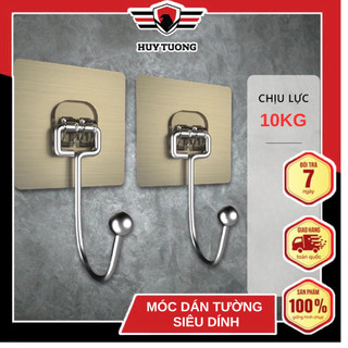  Combo 30 Móc Treo Dán Tường Huy Tưởng Siêu Dính Chịu Lực Treo Đồ Nặng Chống Gỉ Sét Bền Đẹp 