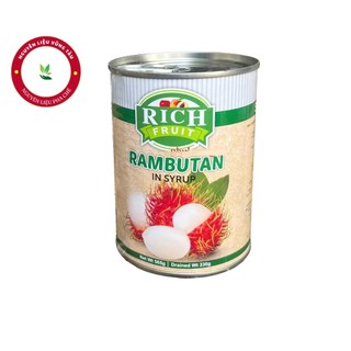 Chôm Chôm Lon RICH FRUIT 565g - Chôm Chôm ngâm nước đường đóng lon