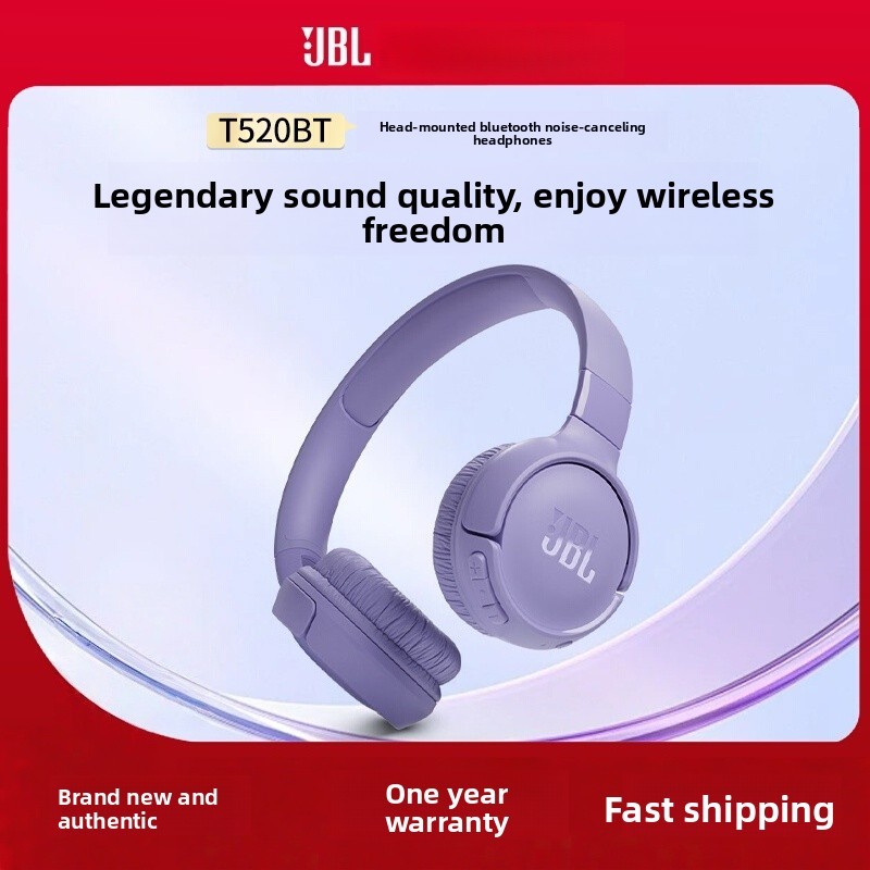Tai Nghe Chụp Tai Bluetooth JBL Tune 520BT - Hàng Chính Hãng