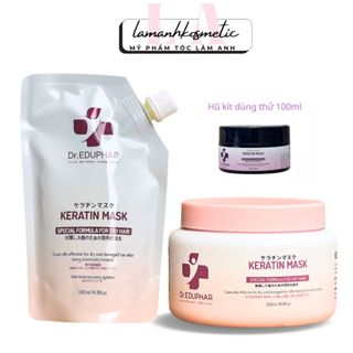  Kem hấp ủ Phục Hồi Tóc Dr.EDUPHAR Keratin Mask Special Formula For Dry Hair 500ml 