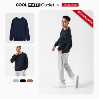   Outlet-không đổi trả  Áo thu đông Sweater Fleece giữ ấm tốt thoáng khí Coolmate 