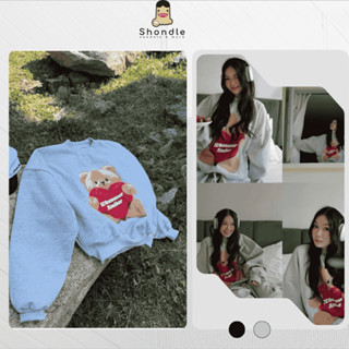  Áo Sweater “WHENEVER” BEAR PREMIUM Hình In Nỉ Chân Cua Form Rộng Full Tag Mạc Shondle 