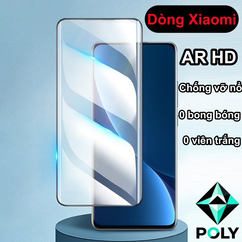 Kính cường lực cong full màn hình Xiaomi 15 14 13 12 11 Pro Ultra Redmi Note 15 14 13 12 11 Pro chống nổ chống sốc