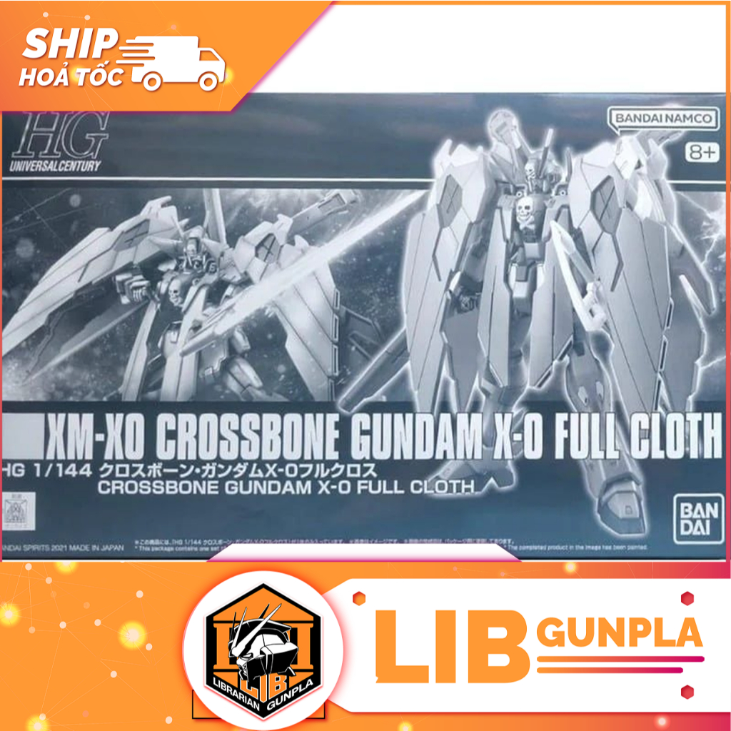 [NEW RELEASE] Mô hình lắp ráp Gundam HG UC Gundam Crossbone X0 Full Cloth (P-Bandai)