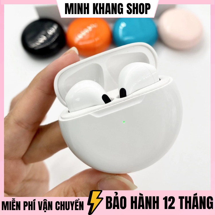 Tai Nghe Bluetooth Không Dây Pro 6 - Tai Nghe Nhét Tai Pro 6 TWS bản quốc tế 2025 chính hãng