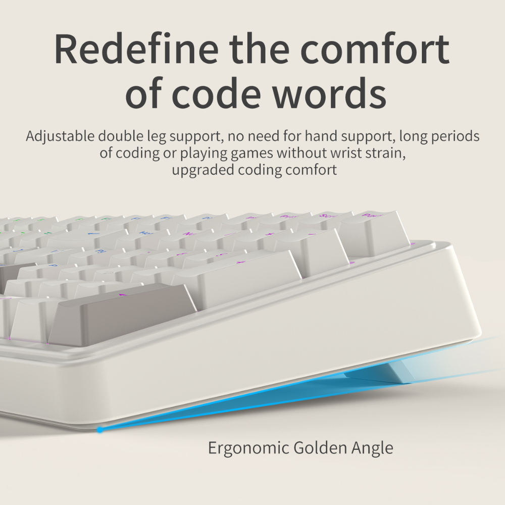 Bàn phím cơ cắm dây Ajazz AK980 - Type C - Led RGB- Gasket Structure - Hot swap - App marco | BigBuy360 - bigbuy360.vn