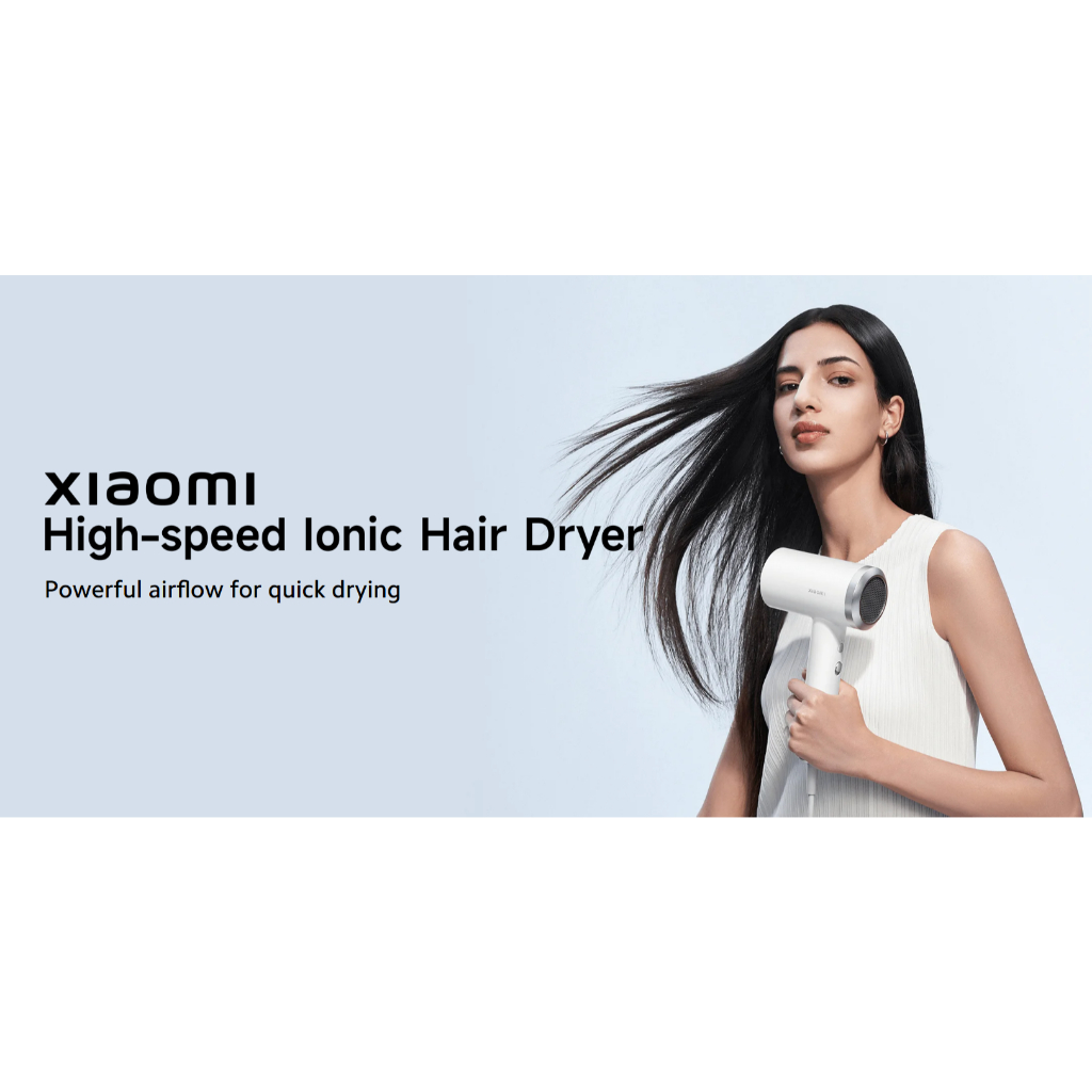 [NEW ARRIVAL] Máy sấy tóc Xiaomi High-speed Iconic Hair Dryer EU | Sấy Ion bảo vệ tóc | 2 Tốc độ & 4