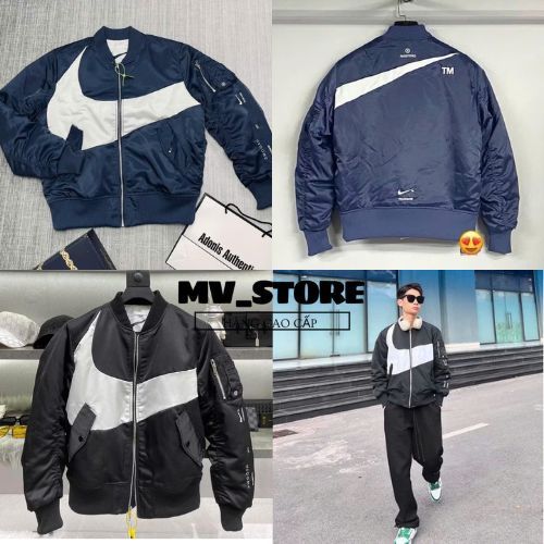 Áo khoác Bomber Jaket Nam Nữ 3 Lớp trần bông Mặc Siêu Ấm Cao Cấp MV_STORE BB2
