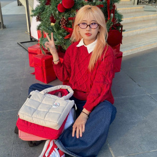 Túi TOTE NHỎ - Túi trần bông kẻ caro bản nhỏ ,túi đeo vai, túi đeo chéo unisex SLYOUR,túi đeo đi học đi chơi (TTV1)