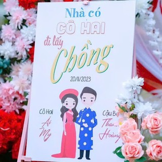 [MS 301-350] Bảng Welcome Đám Cưới