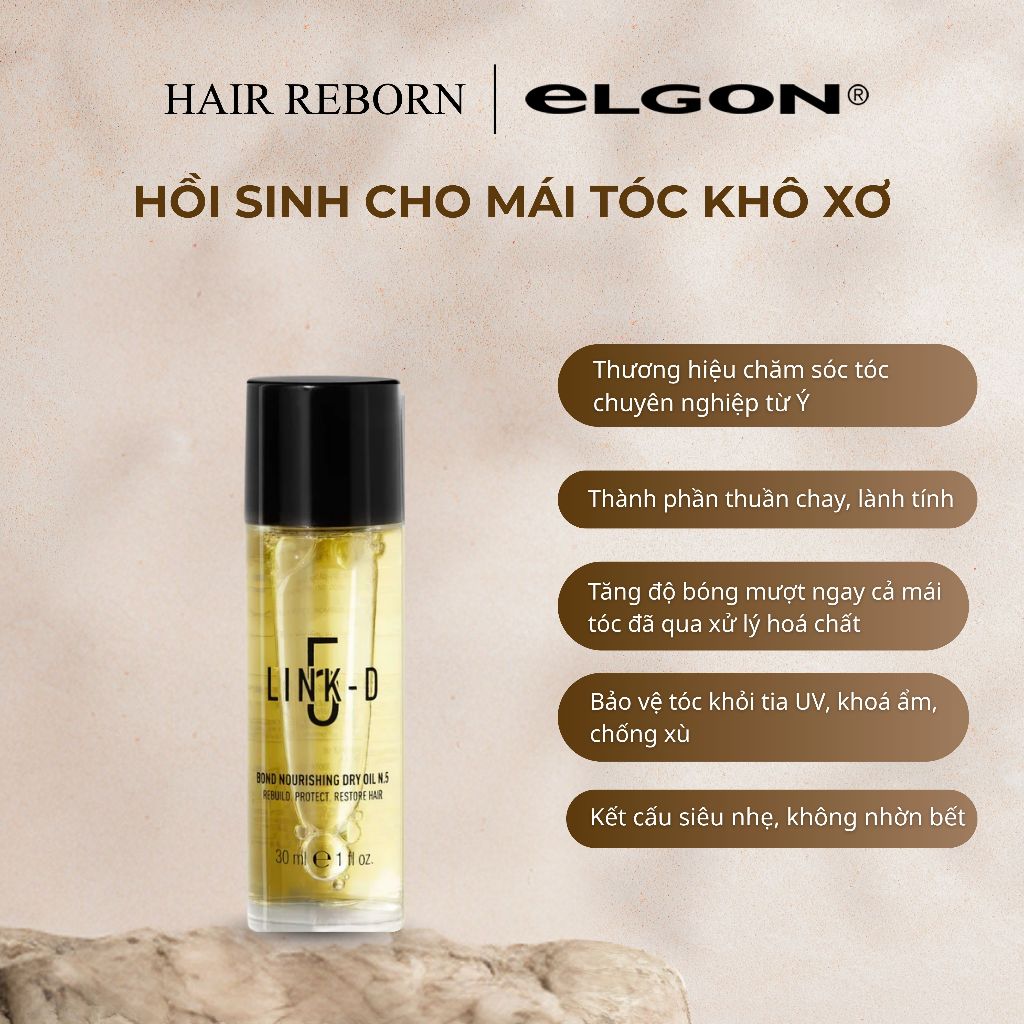[LINK-D] Dầu dưỡng phục hồi tóc Link-D Bond Nourishing Dry Oil N.5 (30ml)