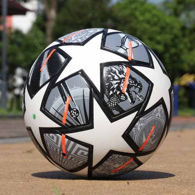 Quả bóng đá đúc C1 - Bóng đá da dán cao cấp - Banh bóng đá sân cỏ nhân tạo, sân bê tông - Size 5