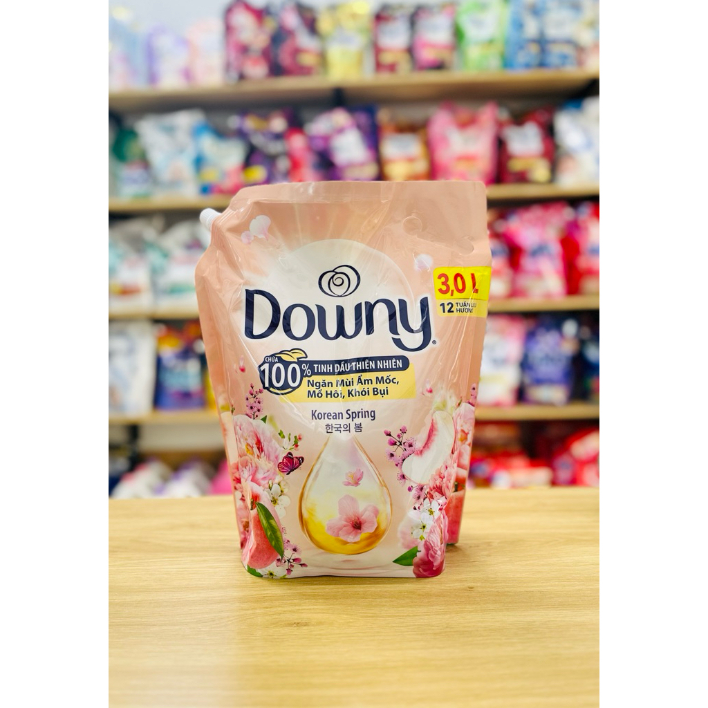 Nước xả Downy Hương Nước Hoa Xuân Hàn Quốc 3L