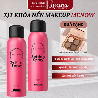  Xịt Khóa Nền MENOW Cấp Ẩm Lâu Trôi Giữ Lớp Makeup Bền Màu SETTING SPRAY 100ml LUCINA COSMETICS 