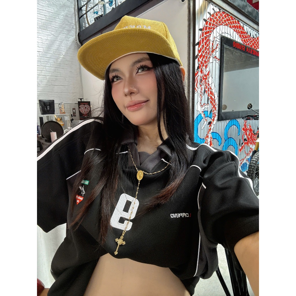 POLO Số 9 tee BOXY - Áo thun 2Da form rộng có cổ nam nữ unisex 🖤 polo boxy Jejul | BigBuy360 - bigbuy360.vn