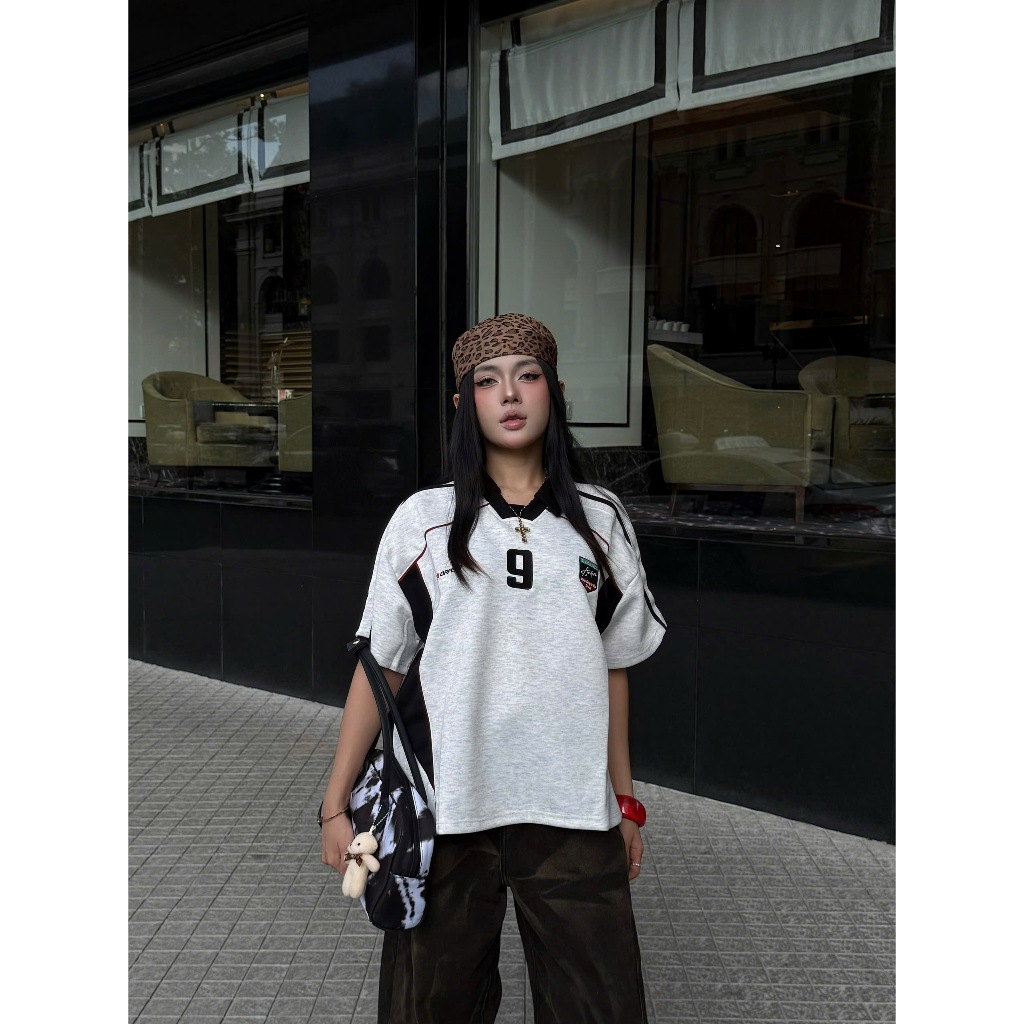 POLO Số 9 tee BOXY - Áo thun 2Da form rộng có cổ nam nữ unisex 🖤 polo boxy Jejul | BigBuy360 - bigbuy360.vn