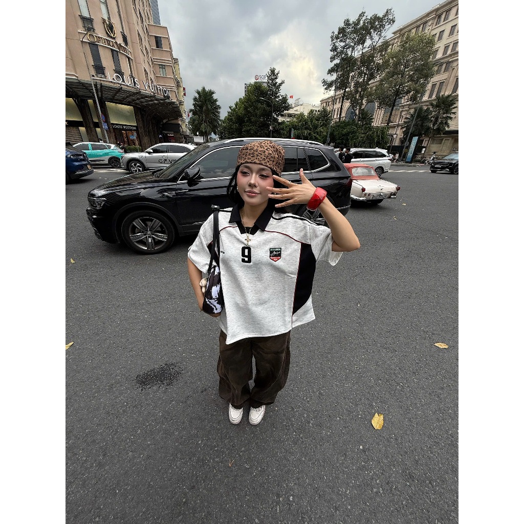 POLO Số 9 tee BOXY - Áo thun 2Da form rộng có cổ nam nữ unisex 🖤 polo boxy Jejul | BigBuy360 - bigbuy360.vn