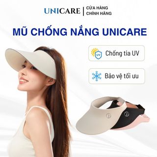  Mũ chống nắng Unicare mũ chống tia UV nửa đầu mũ vành rộng phong cách trẻ trung cho nam và nữ 