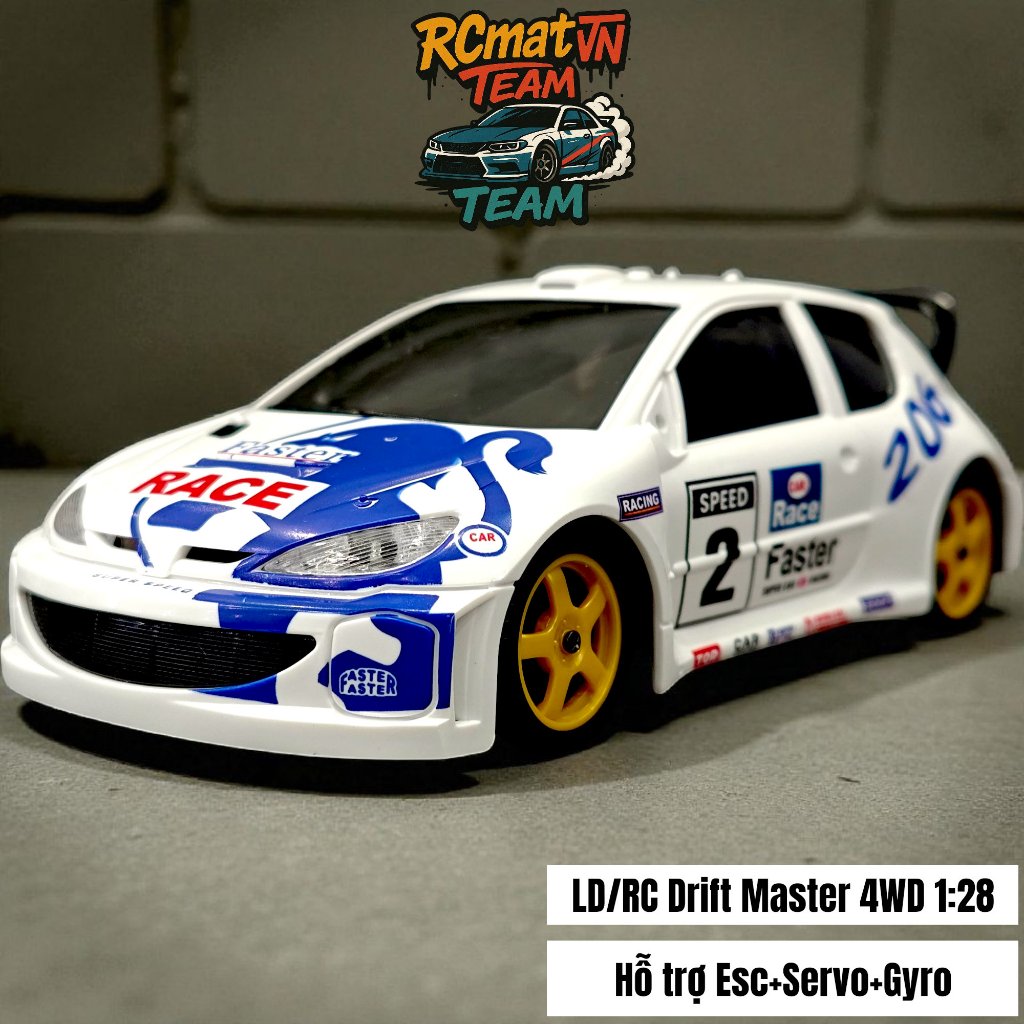 [NEW] Xe RC Drift 1:28 LDR/C LD2801/2802/2803/2804 PRO – 4WD 2.4GHz Điều Khiển Từ Xa Tỷ Lệ 1:28 –  D