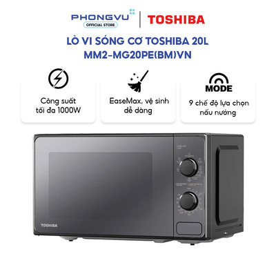 Lò vi sóng có nướng Toshiba MM2-MG20PE(BM)VN - Bảo hành 12 tháng
