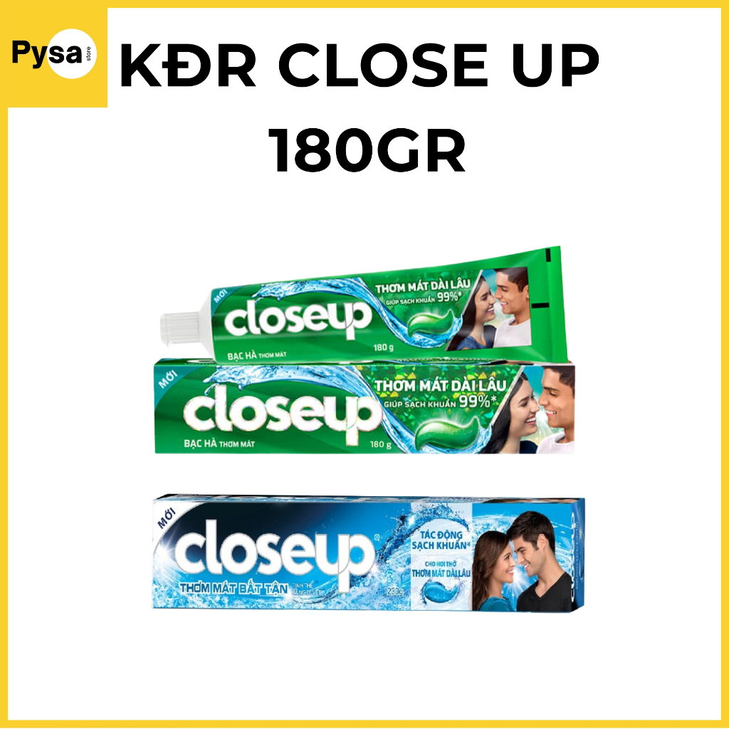 Kem đánh răng Closeup  180gr các loại