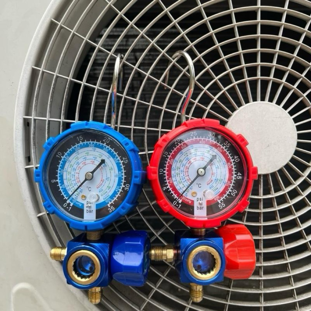 ( GIÁ TỐT ) Đồng hồ nạp gas điều hoà . Dùng cho gas 22-32-134-410