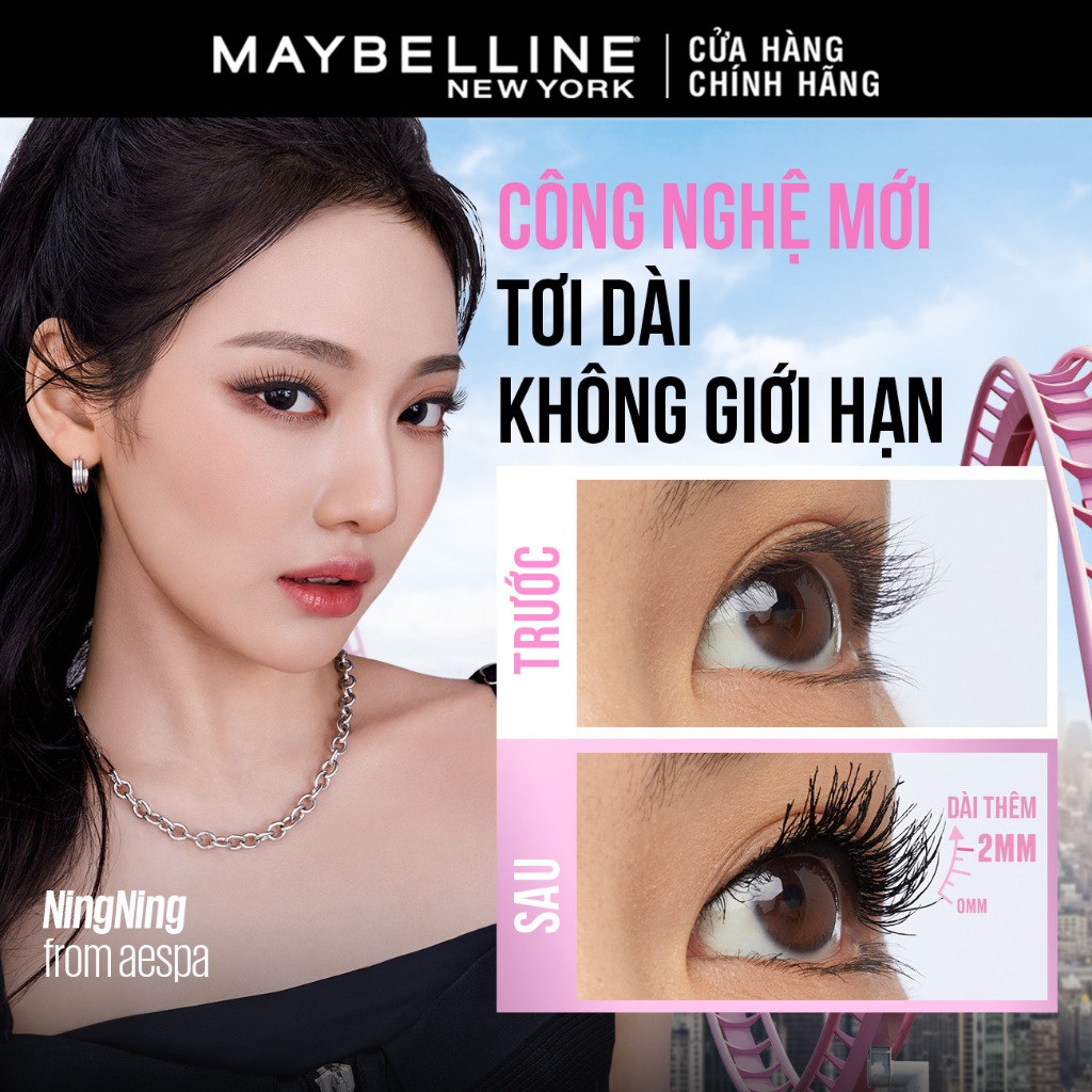 [MỚI] Mascara Sky High Chuốt Mi Tơi Dài Mi Lash Sensational Maybelline New York Waterproof 6ml | BigBuy360 - bigbuy360.vn