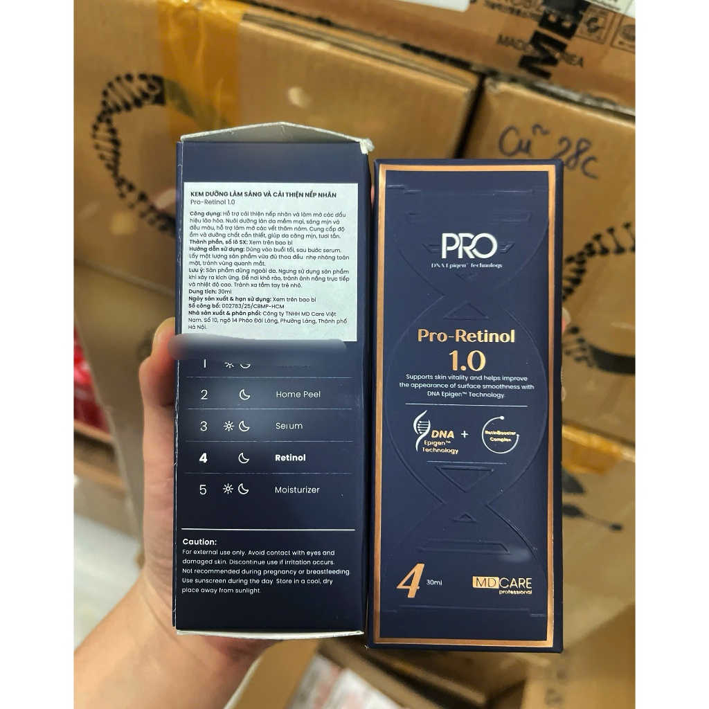[HÀNG CTY] Kem dưỡng MD CARE Pro-Retinol 0.6/ Pro-Retinol  1.0 Giúp dưỡng sáng, Trẻ Hóa da 30ml | BigBuy360 - bigbuy360.vn