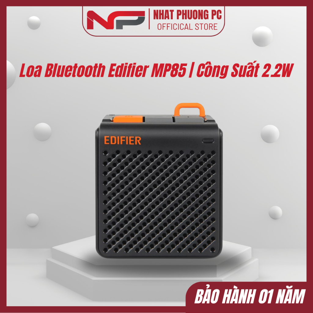 Loa Bluetooth Edifier MP85 | Công Suất 2.2W - Hàng Chính Hãng