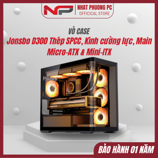 Vỏ case Jonsbo D200, Jonsbo D300 Thép SPCC, Kính cường lực, Main Micro-ATX & Mini-ITX - Hàng chính hãng