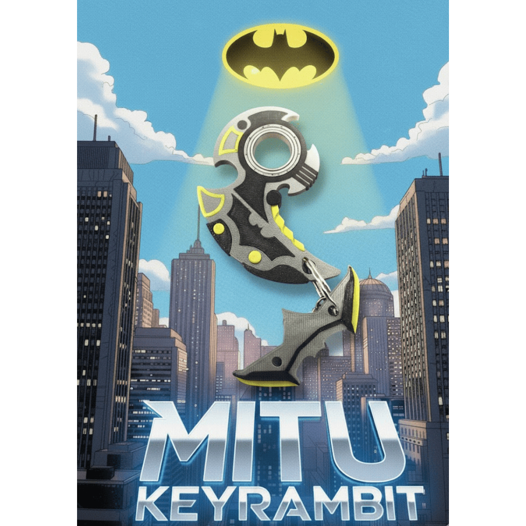 [The Batman] Keyrambit Batman-Hiệp sĩ bóng đêm Batman từ DC comic -Bộ sưu tập keyrambit phiên bản đặ