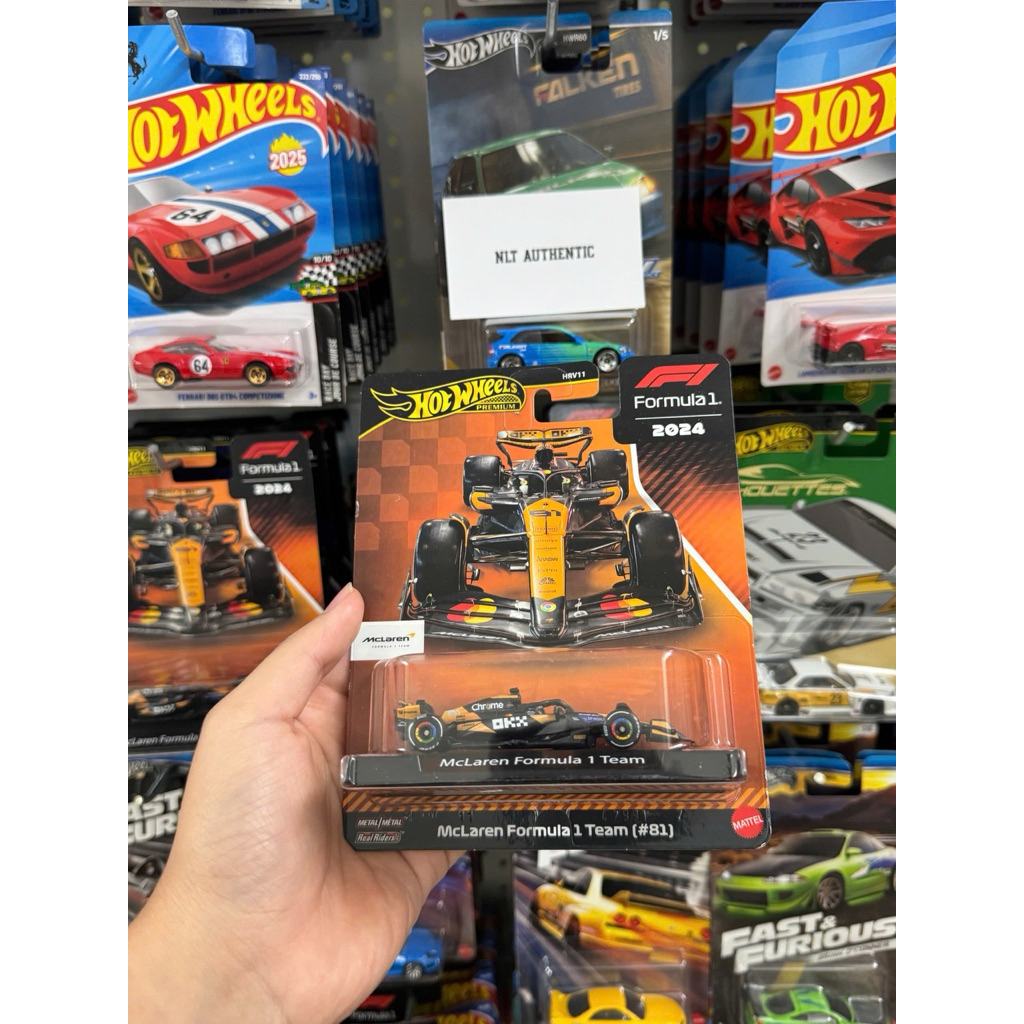 Xe Hotwheels Premium Mclaren Formula 1 Team ( #81 ) do Oscar Piastri cầm lái