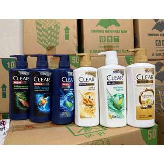  350g - Dầu Gội Clear Clear Men Bạc Hà Thảo Dược Sạch Gàu Nuôi Dưỡng Da Đầu 