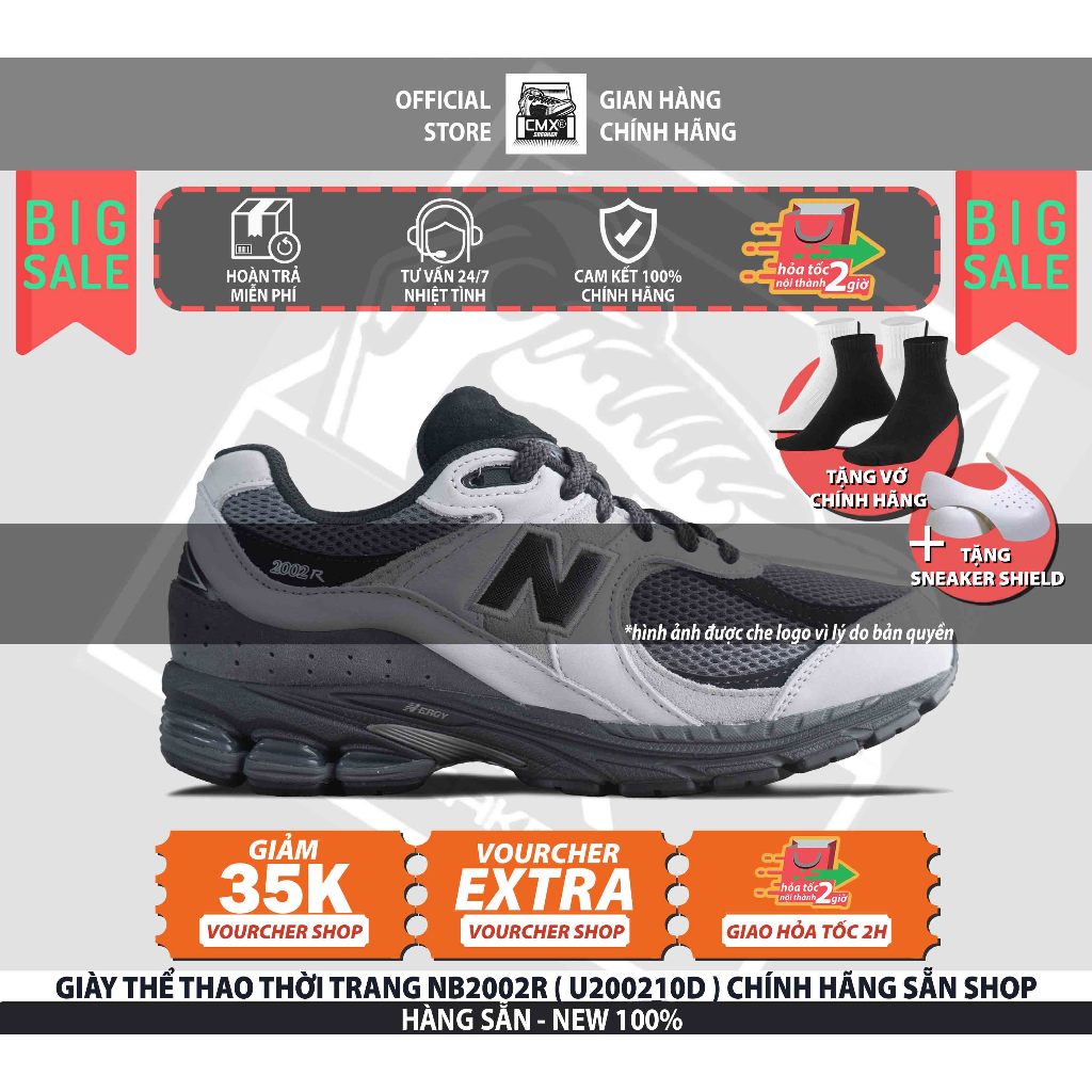 [ HÀNG CHÍNH HÃNG ] Giày THỂ THAO CHÍNH HÃNG NB2002R ( U200210D ) - AUTHENTIC 100%