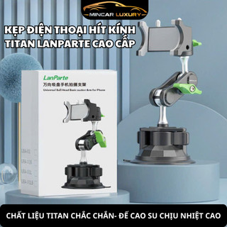  Giá Đỡ Điện Thoại Trên Ô Tô Cửa Hít Kính Titan Lanparte B01 Gắn Điện Thoại IP,Sam Sung.. Xoay 360 Độ 