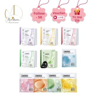  Hộp mặt nạ COLORKEY LUMINOUS B3 Facial Mask hỗ trợ dưỡng trắng làm dịu và cấp ẩm cho da 