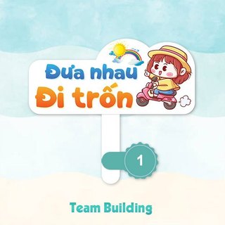Hashtag Team Building - Hashtag cầm tay Team Building – Bảng hashtag chụp ảnh sự kiện công ty