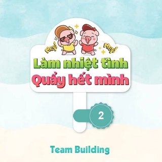 Hashtag Team Building - Hashtag cầm tay Team Building – Bảng hashtag chụp ảnh sự kiện công ty