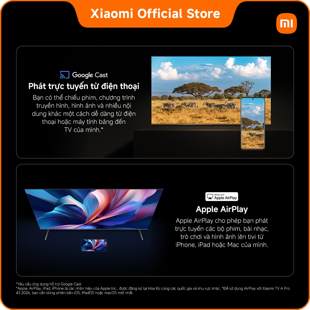 [Tivi Mới] Xiaomi TV A Pro 43'' 2026 | Màn hình QLED 4K độ sáng cao với công nghệ làm mượt chuyển động | BigBuy360 - bigbuy360.vn