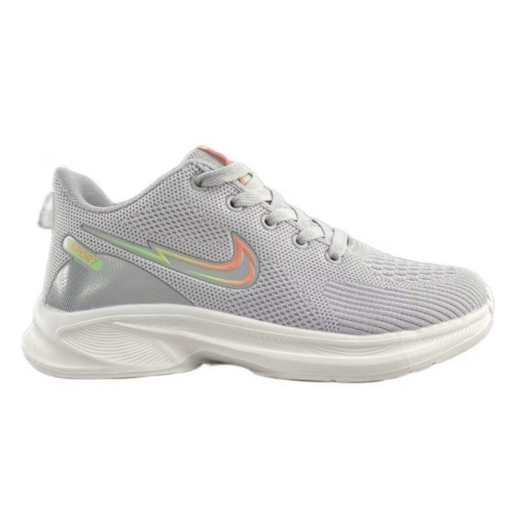 Giày Sneaker JTTTSPORT Thể Thao siêu êm siêu thoáng khí bao đi mưa (xám nữ)