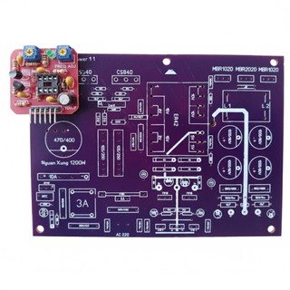 Bộ 4pcb công suất + pcb drived, nguồn xung ir2153.